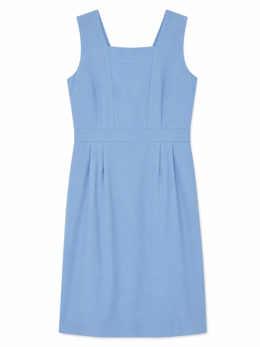 Pendleton Light‎ Blue Sheath Dress Size 10 Sleeveless Career Occasion Dress